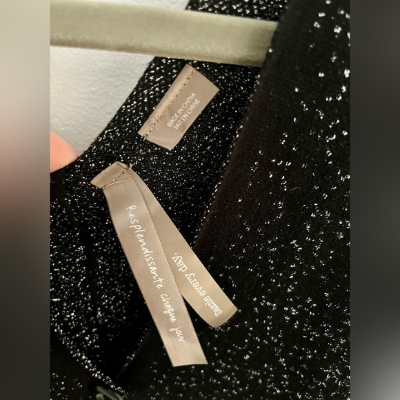 EUC O/S Penningtons Two-Toned Shimmering Sweater Cape - Picture 5 of 6